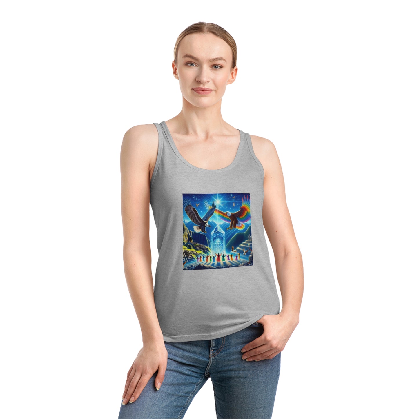 Prophecy of Eagle and Condor-Woman's Dreamer Tank Top