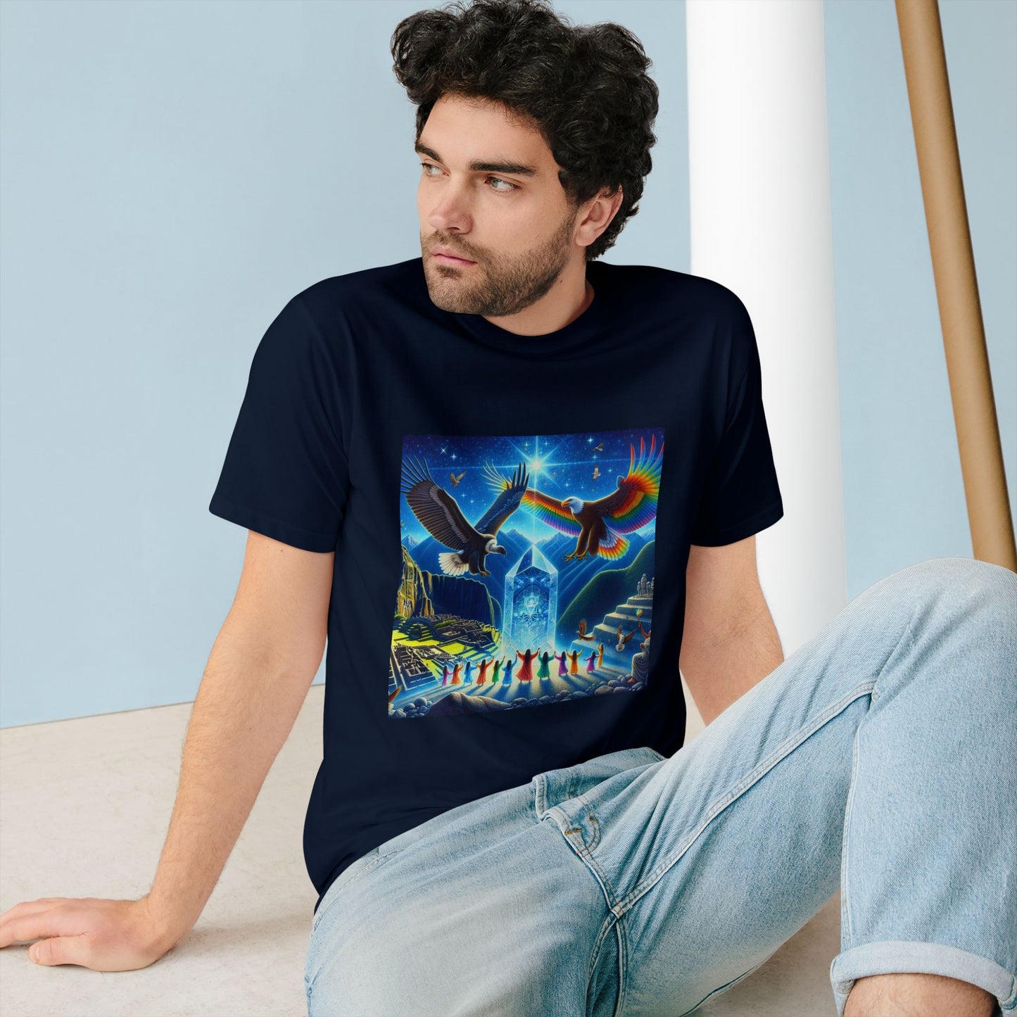 Prophecy of Eagle and Condor-Organic Cotton Unisex T-Shirt