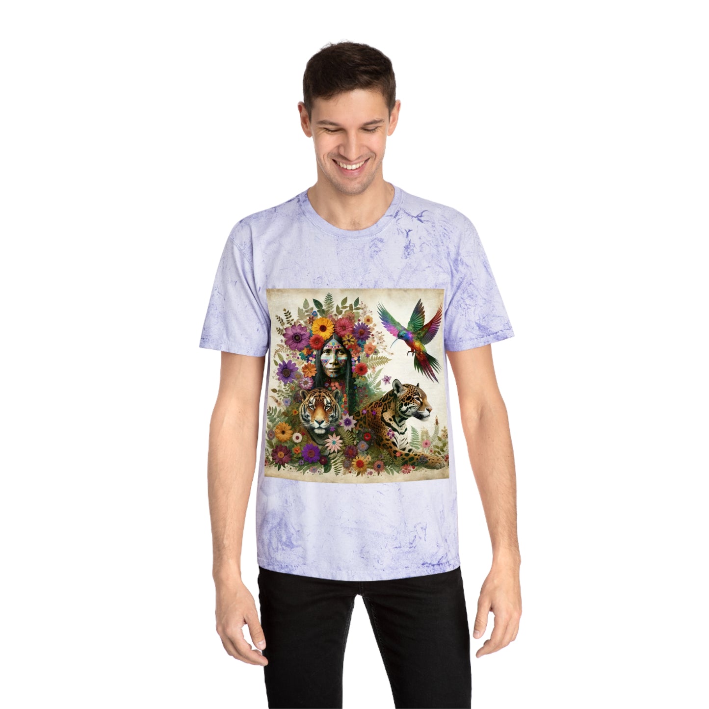 Whisper of the Medicine Woman-Unisex Color Blast T-Shirt