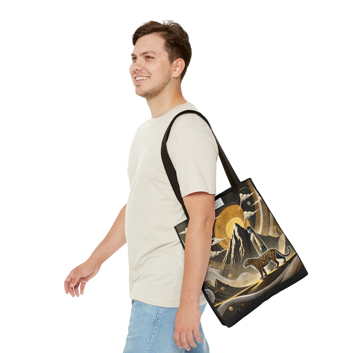 Golden Dream & Jaguar's Path Spirit Tote Bag