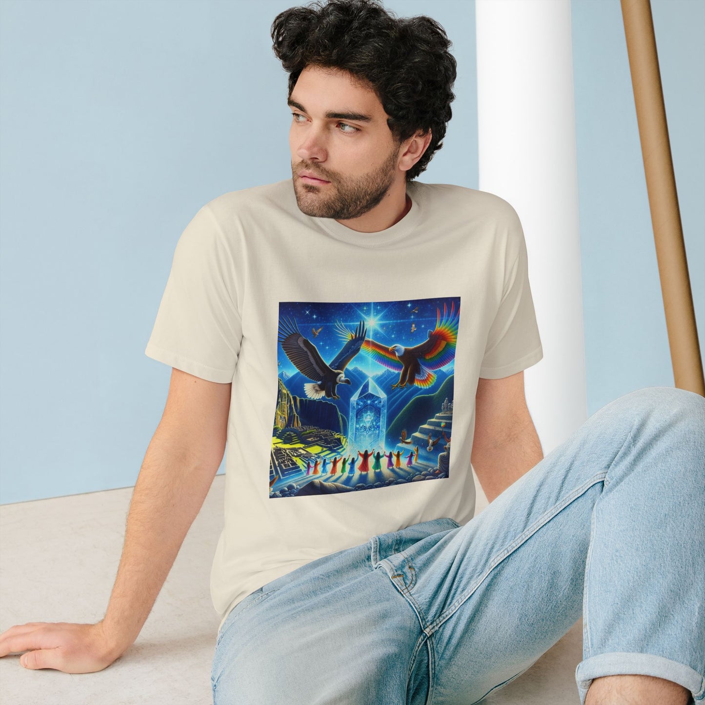 Prophecy of Eagle and Condor-Organic Cotton Unisex T-Shirt