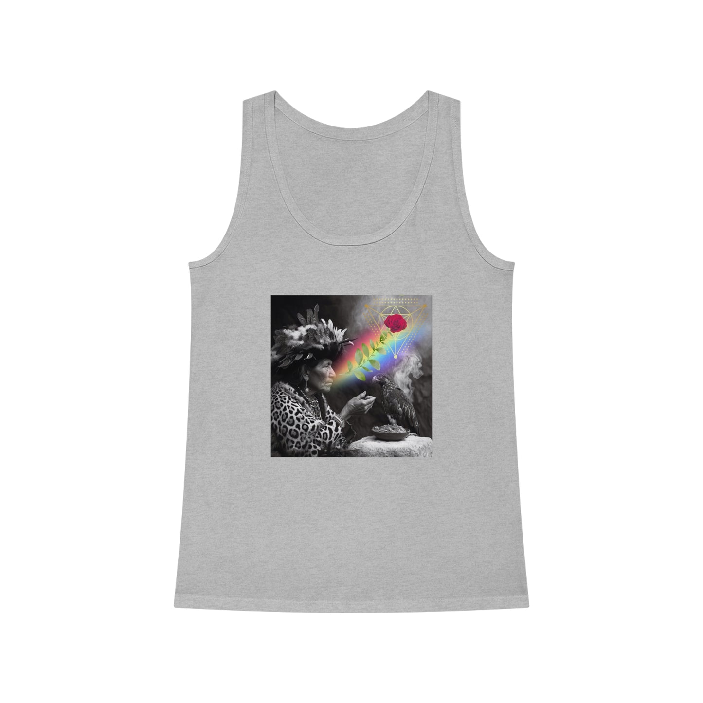 Vision of Medicine Woman-Organic Cotton Women's Tank Top