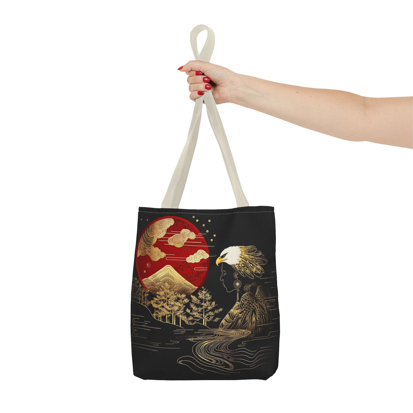 The Golden Eagle&Sun-Spirit Tote Bag