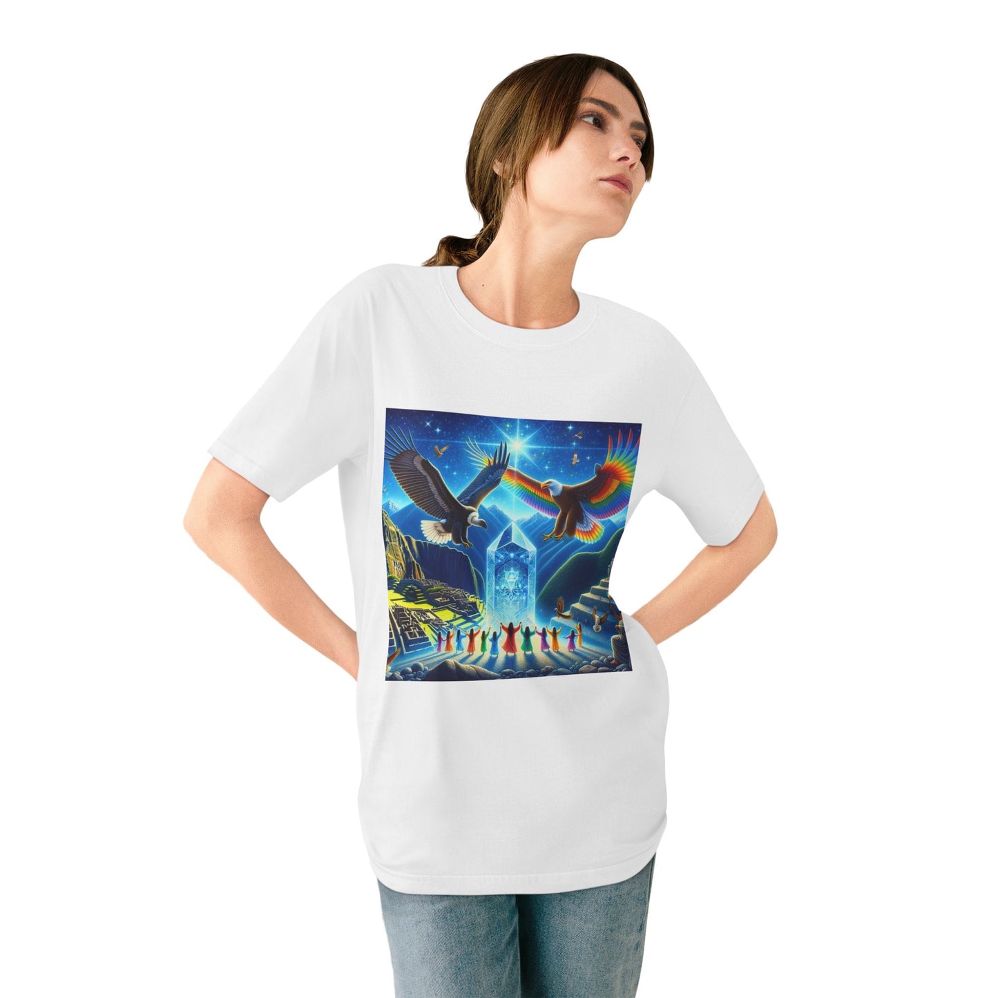 Prophecy of Eagle and Condor-Organic Cotton Unisex T-Shirt