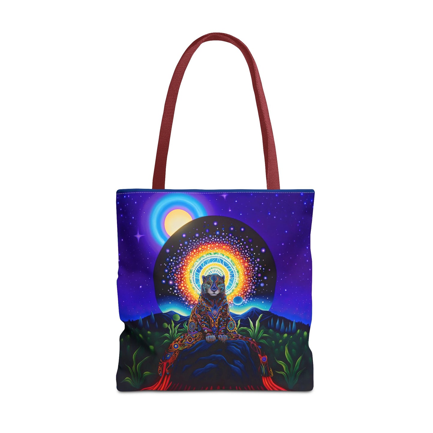 Cosmic Jaguar Tote Bag