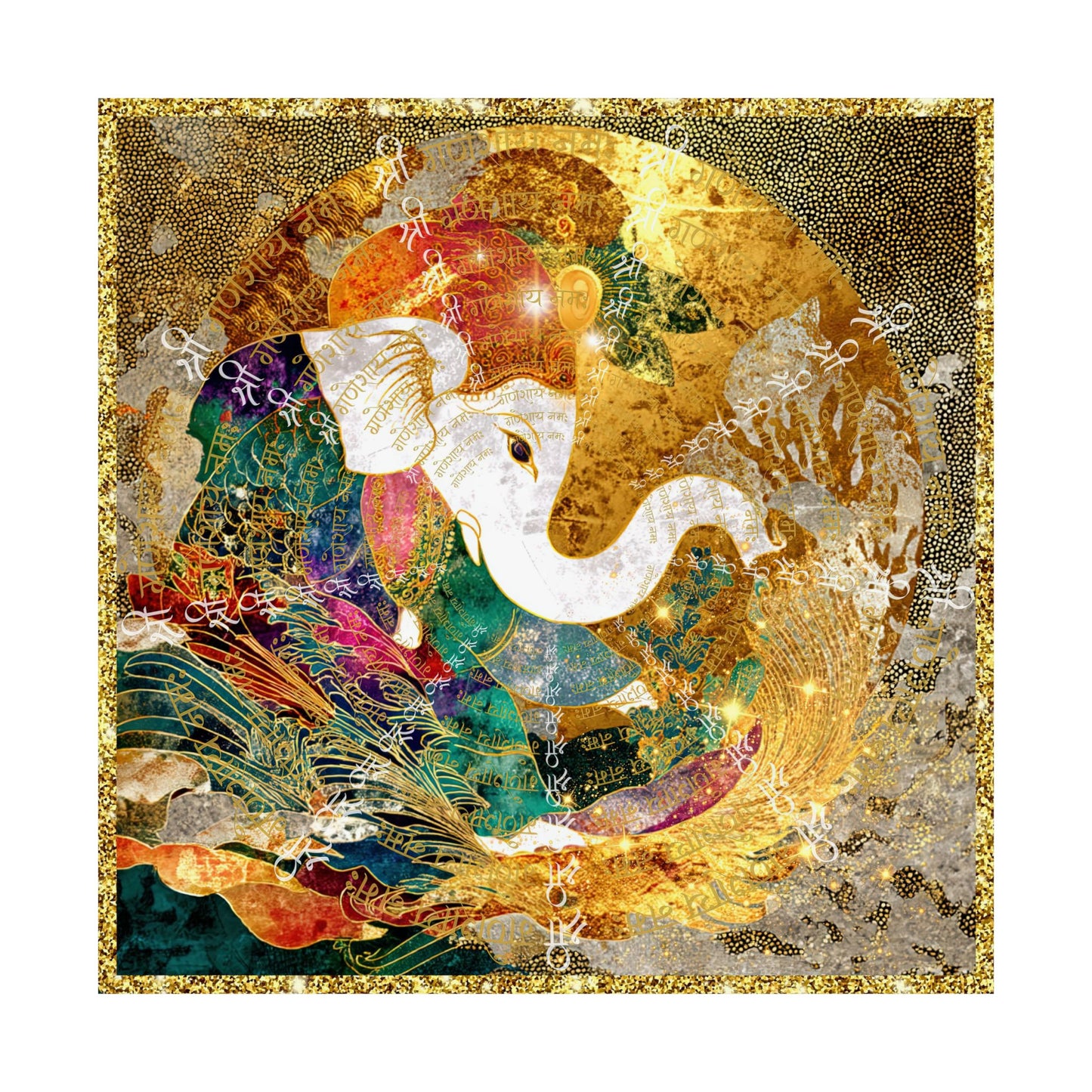 Blessing of Ganesha-Museum Grade Mattel Poster