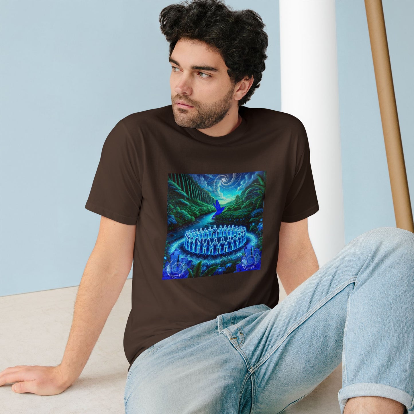 The Song of the Blue Hummingbird -100% Organic Cotton T-shirt