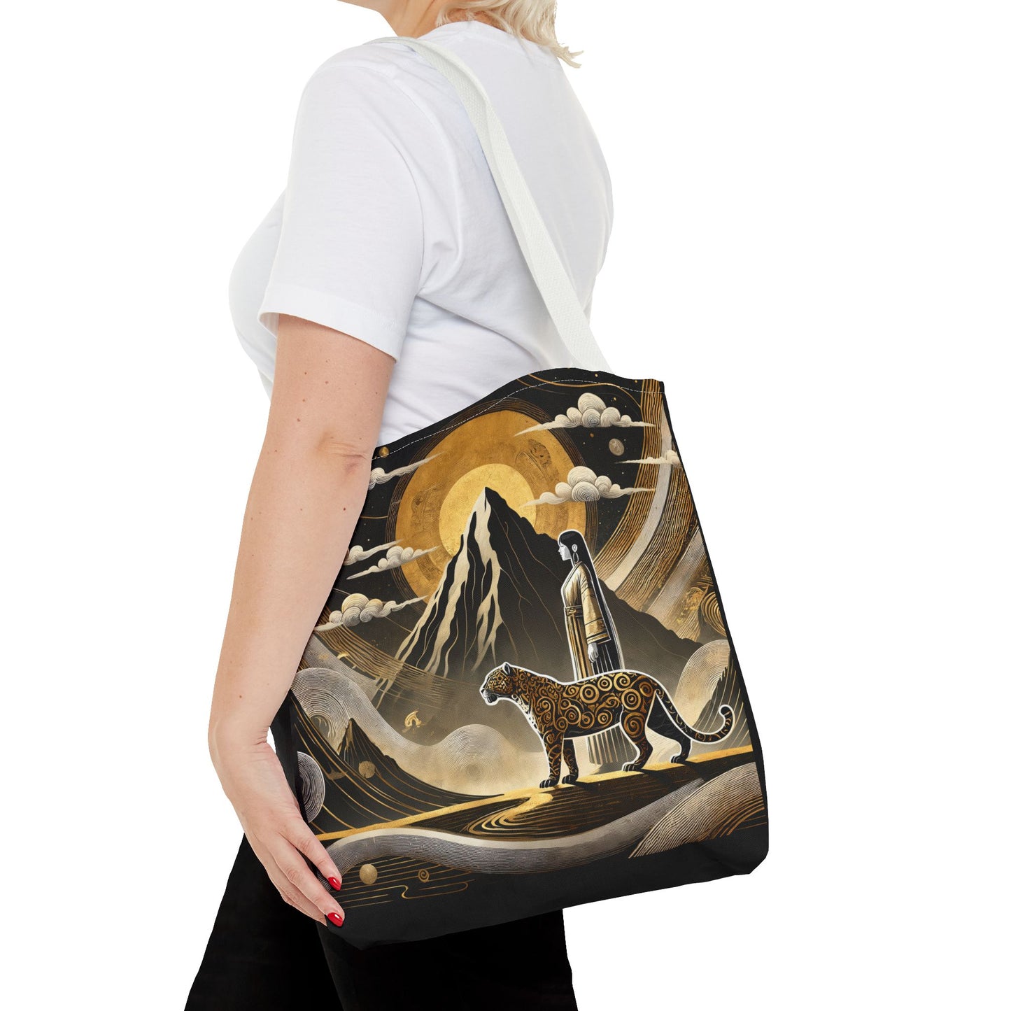 Golden Dream & Jaguar's Path Spirit Tote Bag