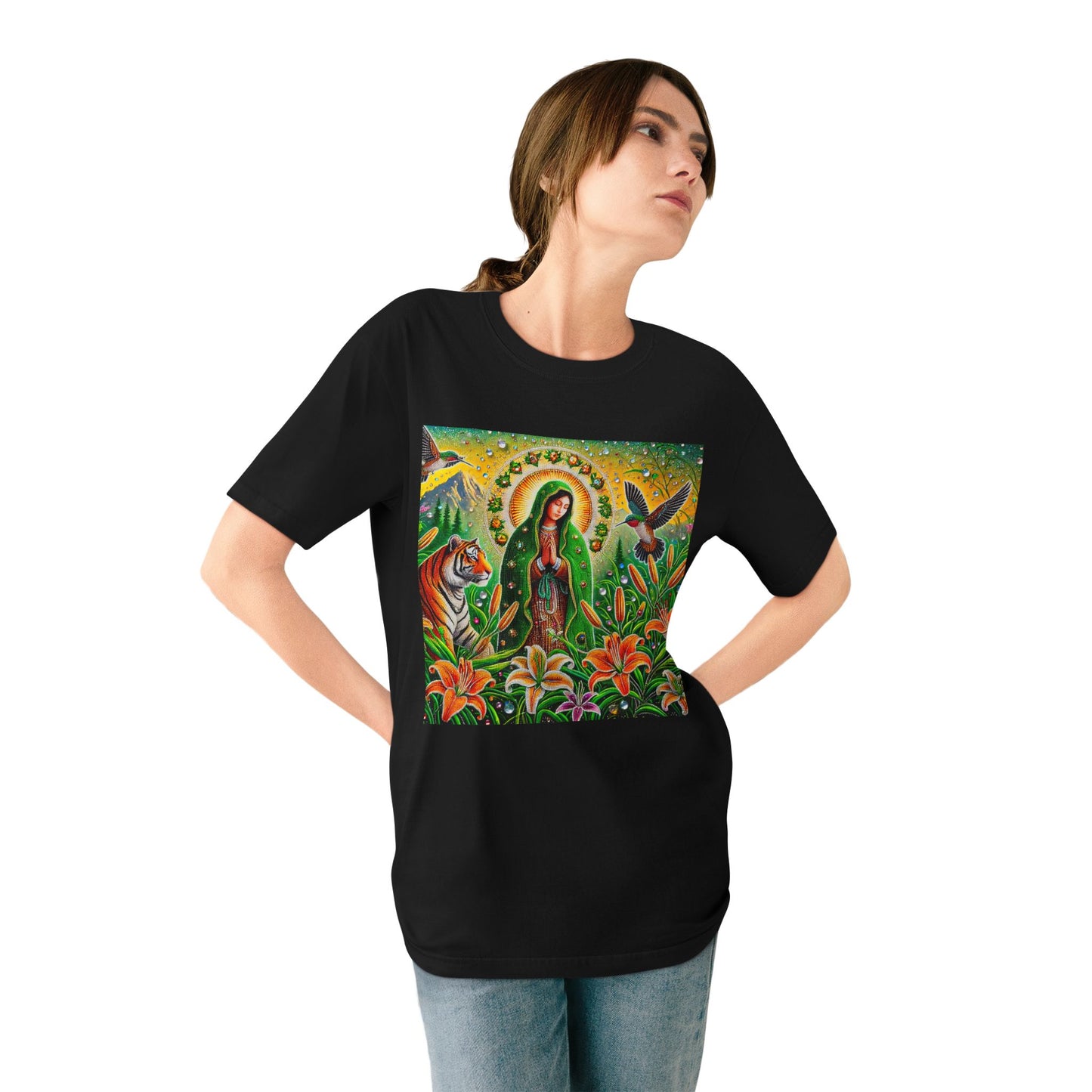 Mother of the Medicine Garden-Unisex 100% Organic Cotton T-Shirt