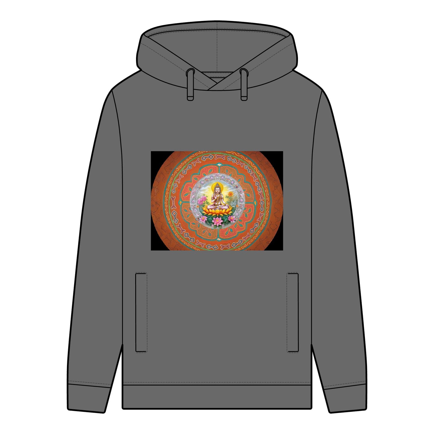 Mother of AYA-Men's 100% Organic Hoodie