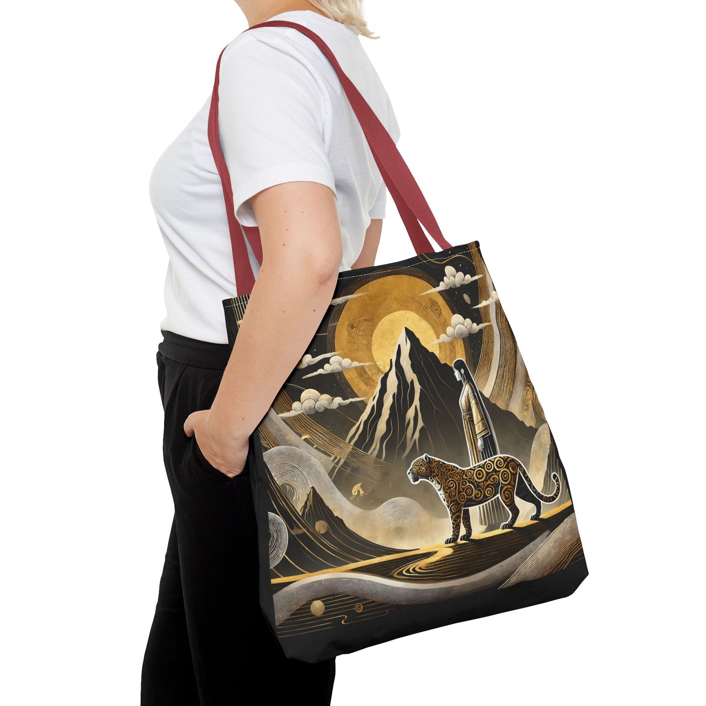 Golden Dream & Jaguar's Path Spirit Tote Bag