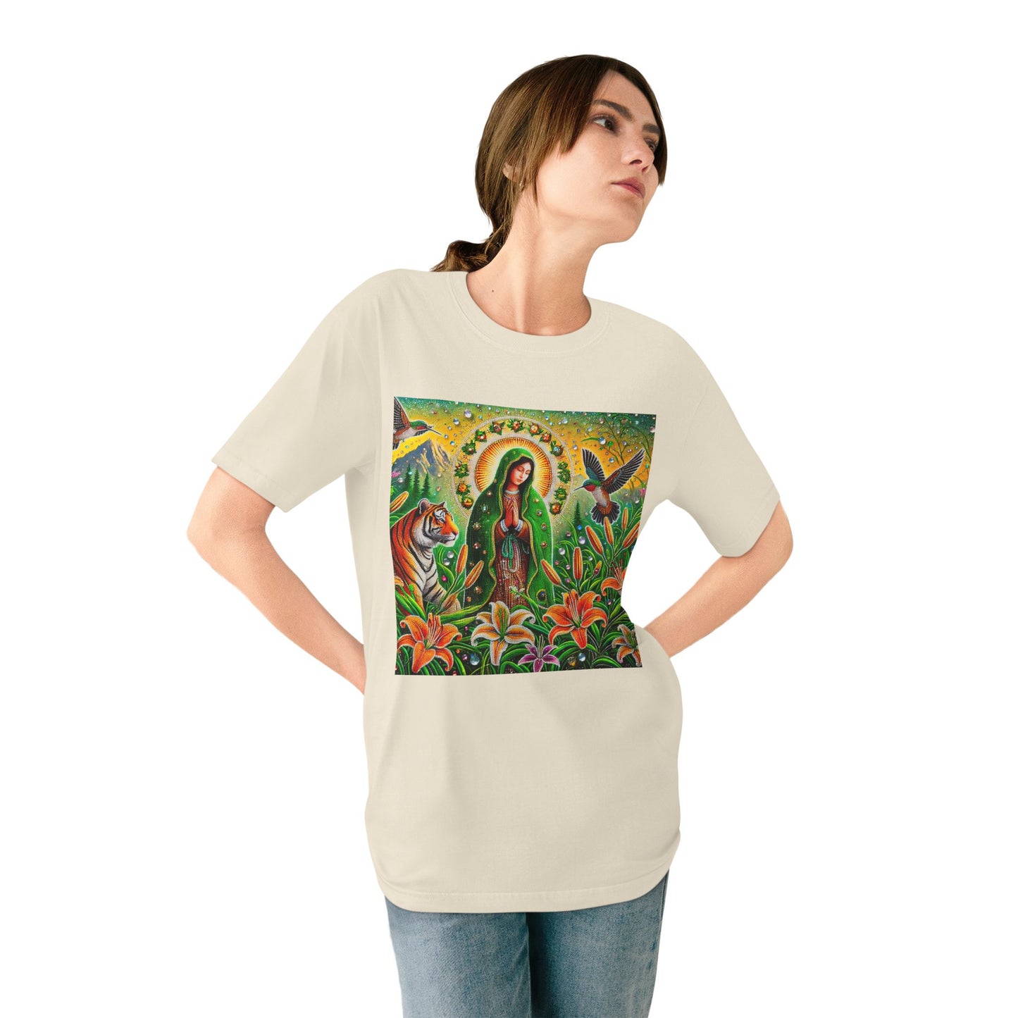 Mother of the Medicine Garden-Unisex 100% Organic Cotton T-Shirt