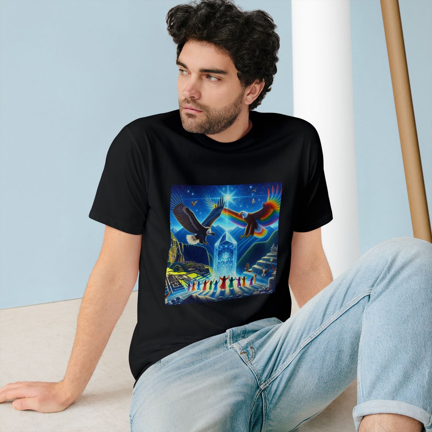 Prophecy of Eagle and Condor-Organic Cotton Unisex T-Shirt