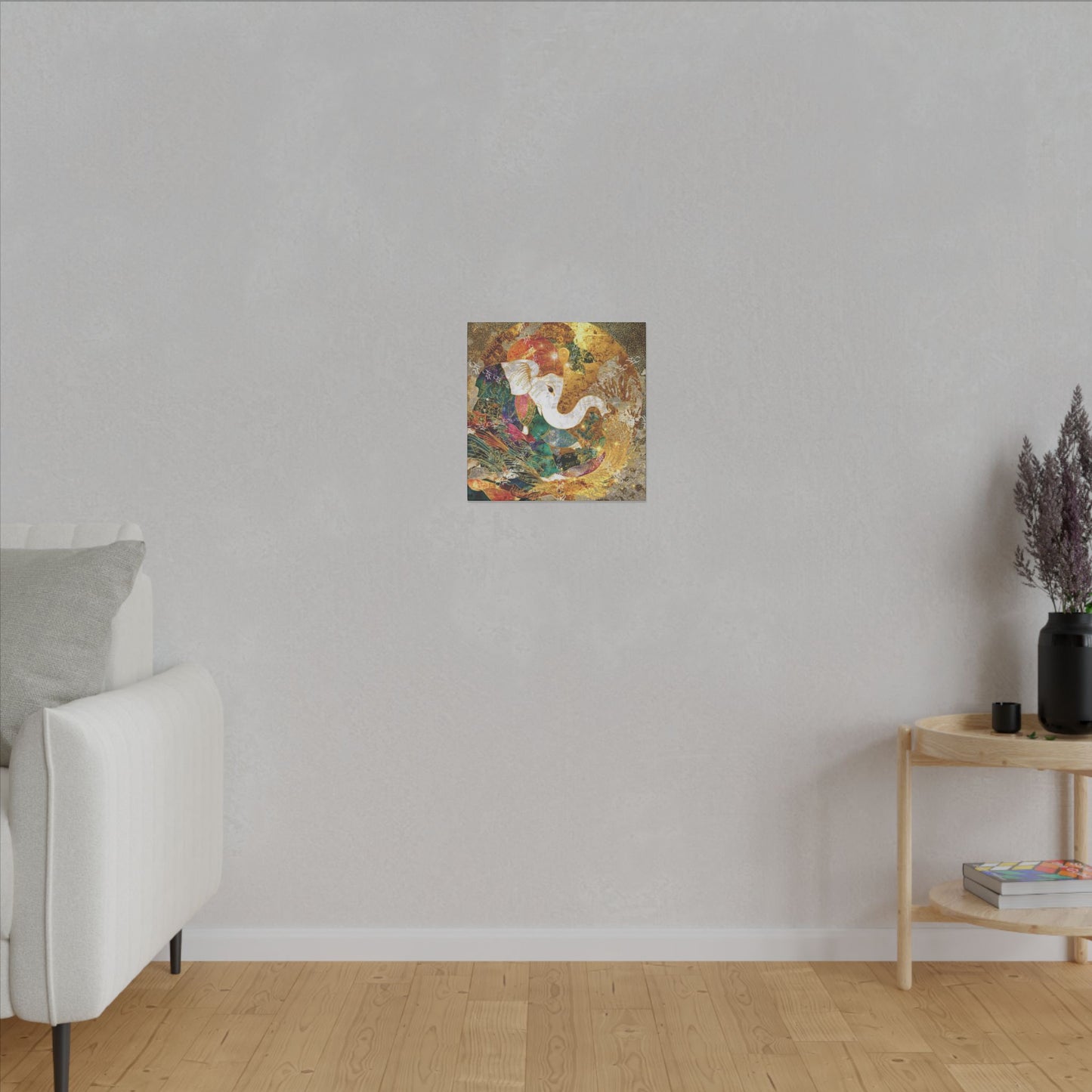 Blessing of Ganesha-Matte Premium Canvas Art