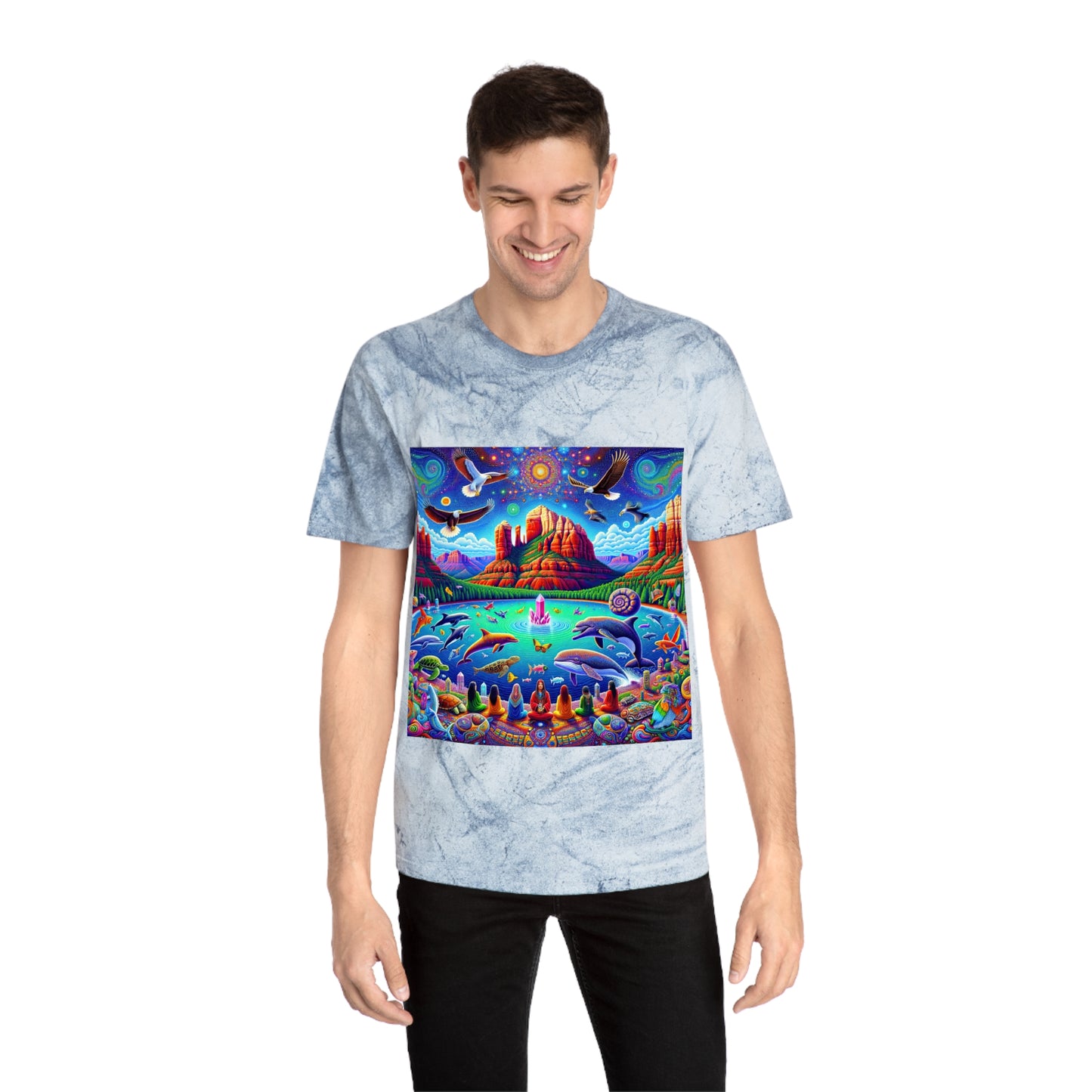 Dream Awake-Vibrant Color Blast Unisex T-Shirt