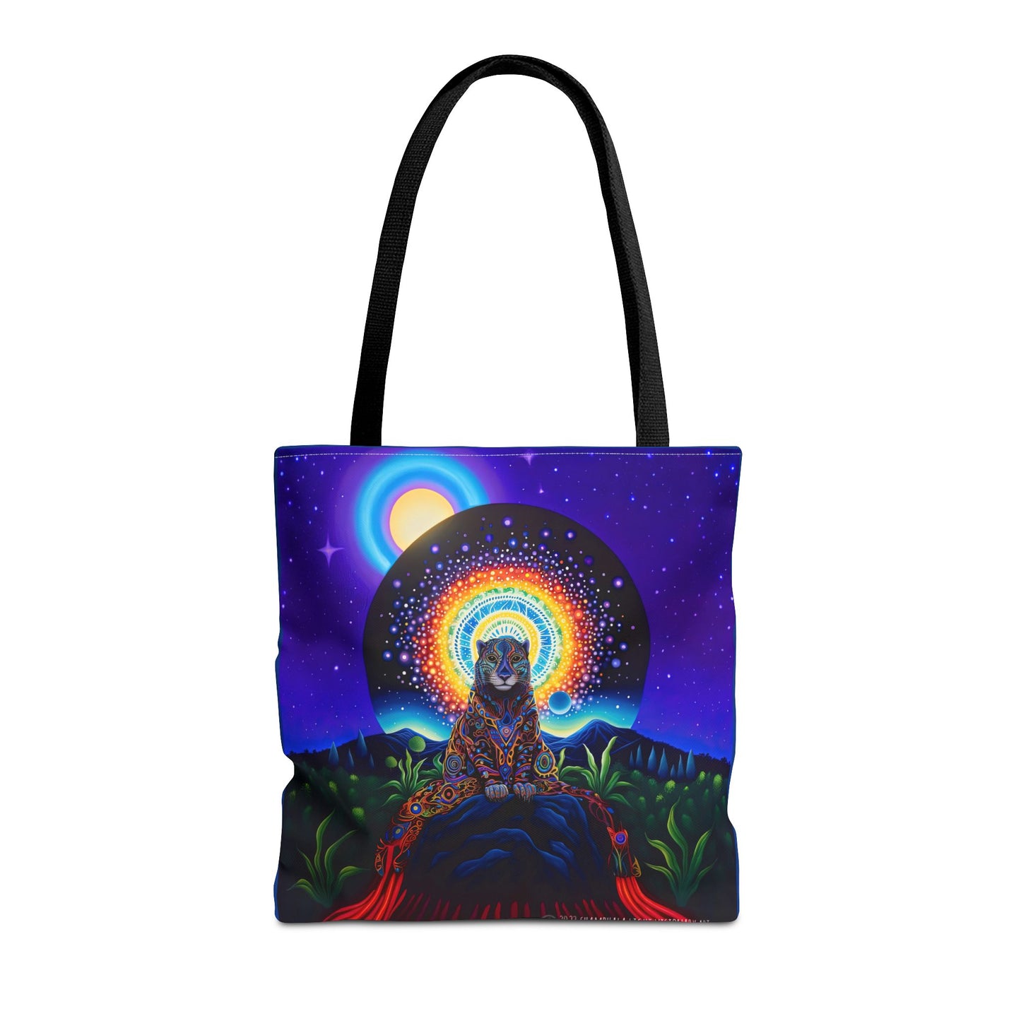 Cosmic Jaguar Tote Bag
