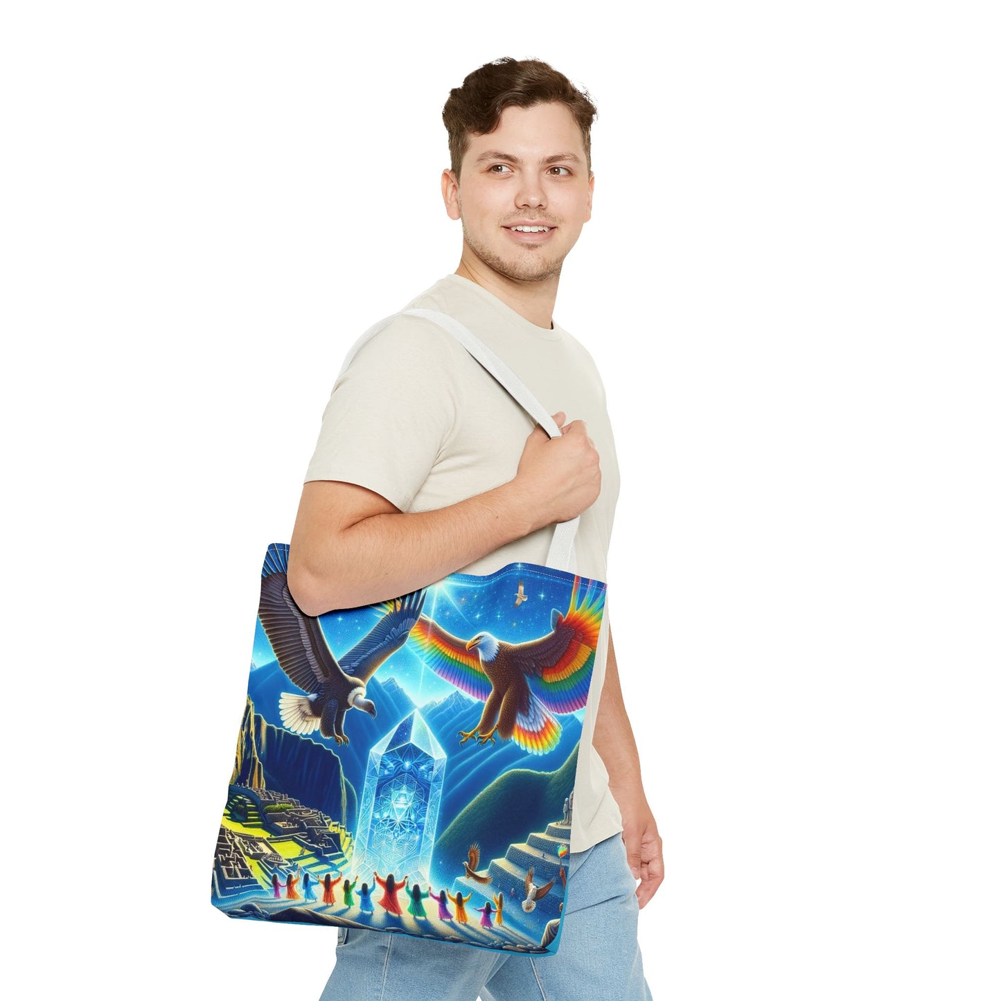 Prophecy of Eagle and Condor -Spirit Tote Bag