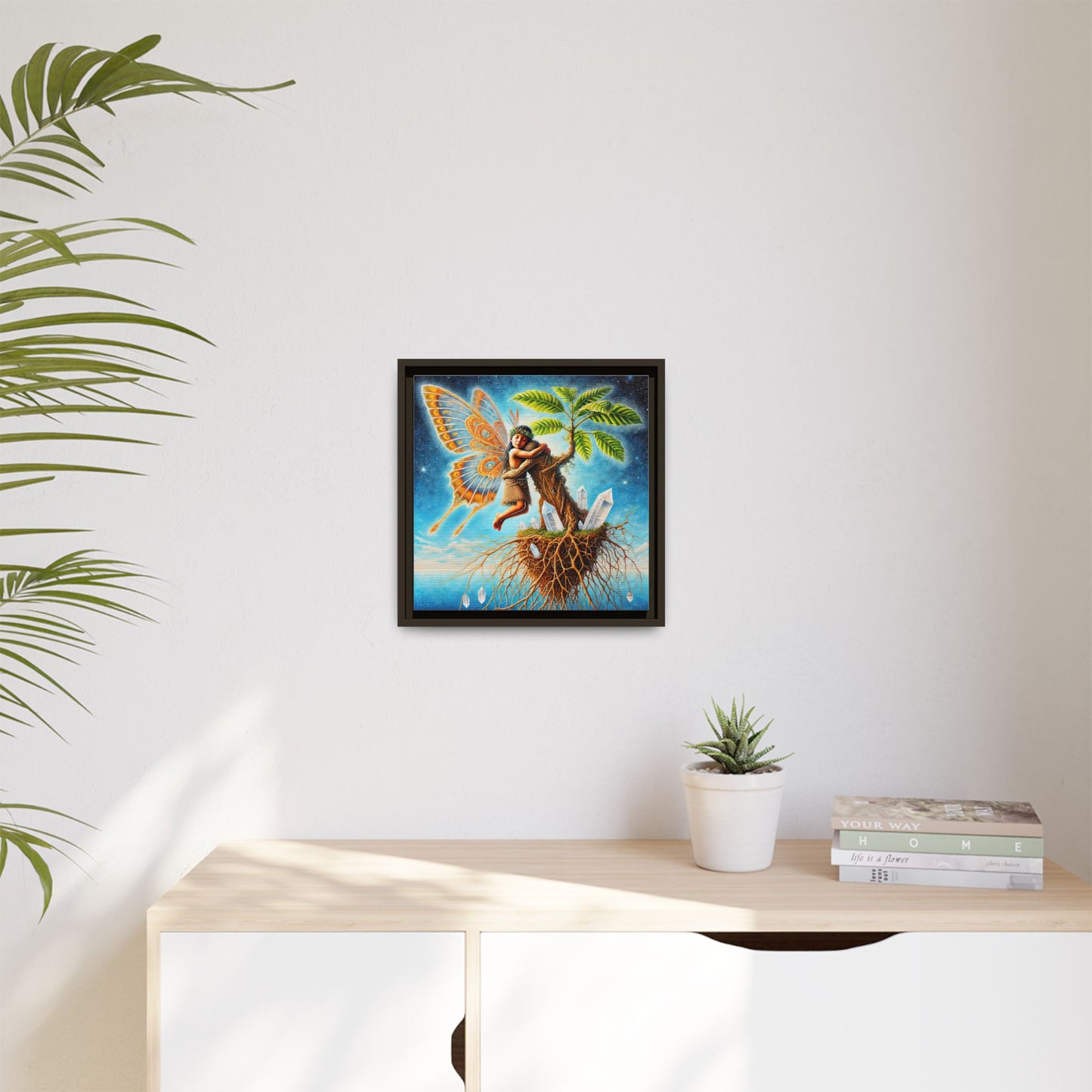 Child of The Earth-Framed Canvas Art