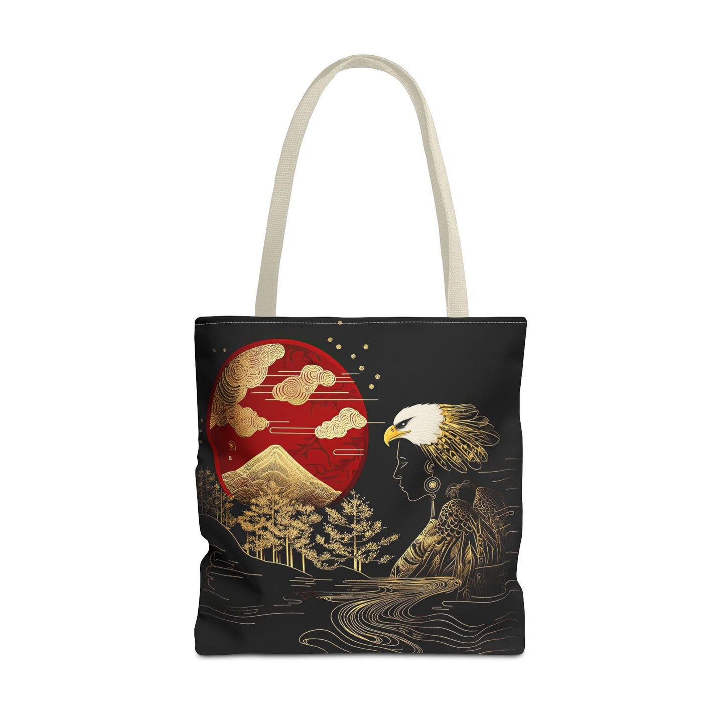 The Golden Eagle&Sun-Spirit Tote Bag