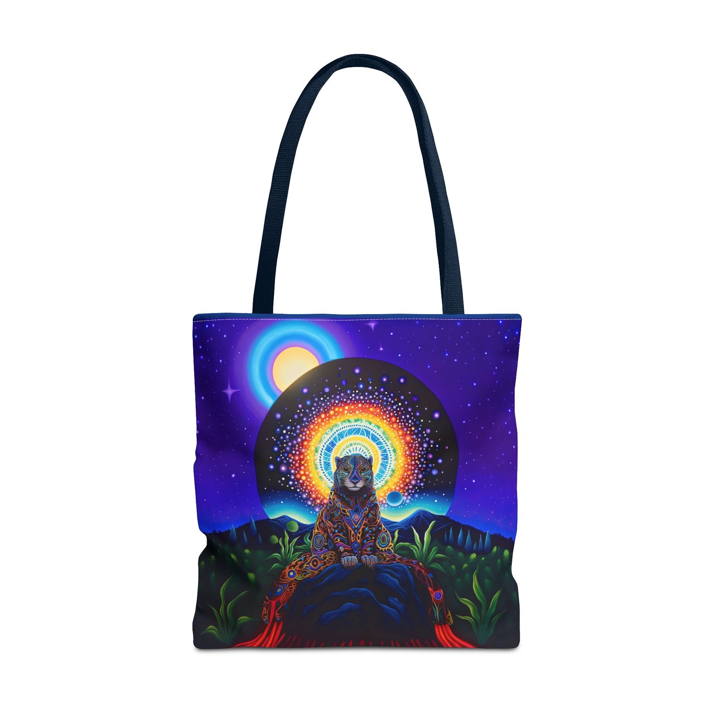 Cosmic Jaguar Tote Bag