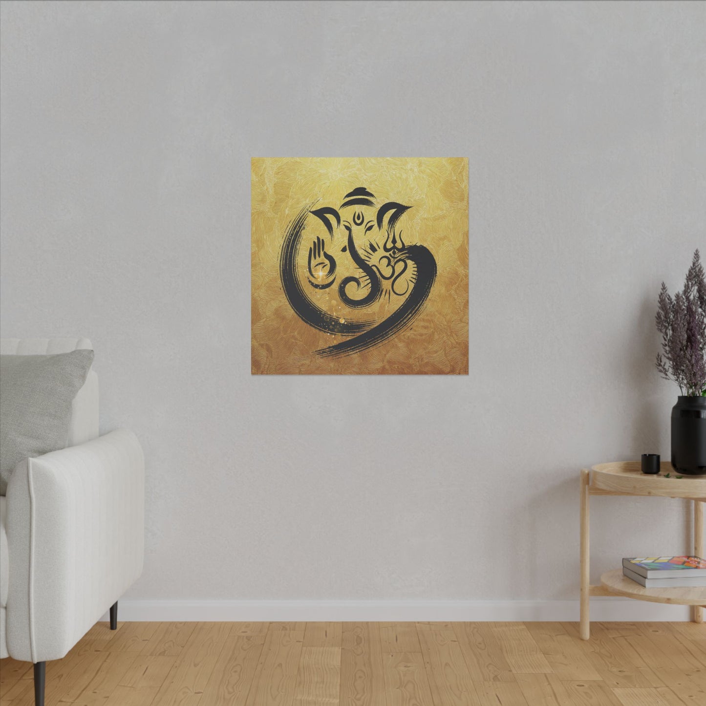 Blessing of Ganesha-Matte Canvas Art