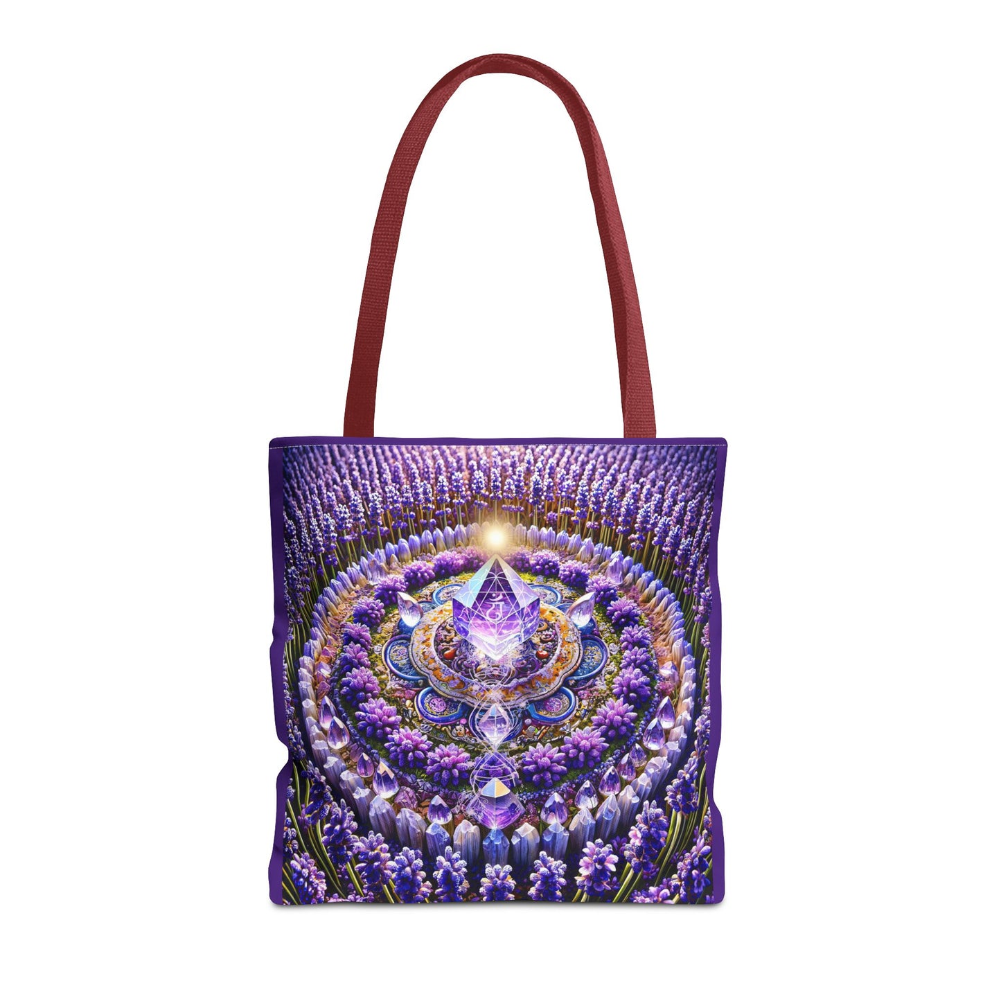 Violet Flame Mandara-Spirit Tote Bag -