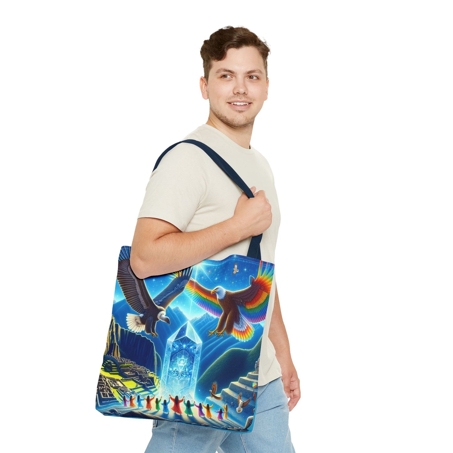 Prophecy of Eagle and Condor -Spirit Tote Bag