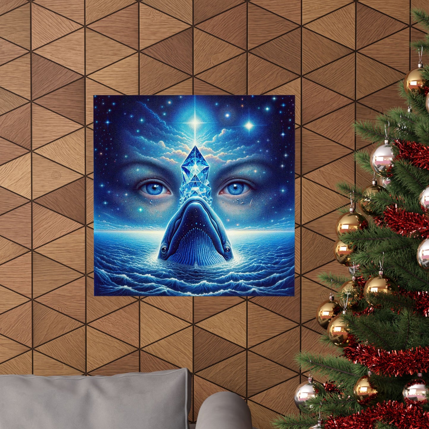 Dreamy Whale Eye -Museum Grade Matte Print Poster
