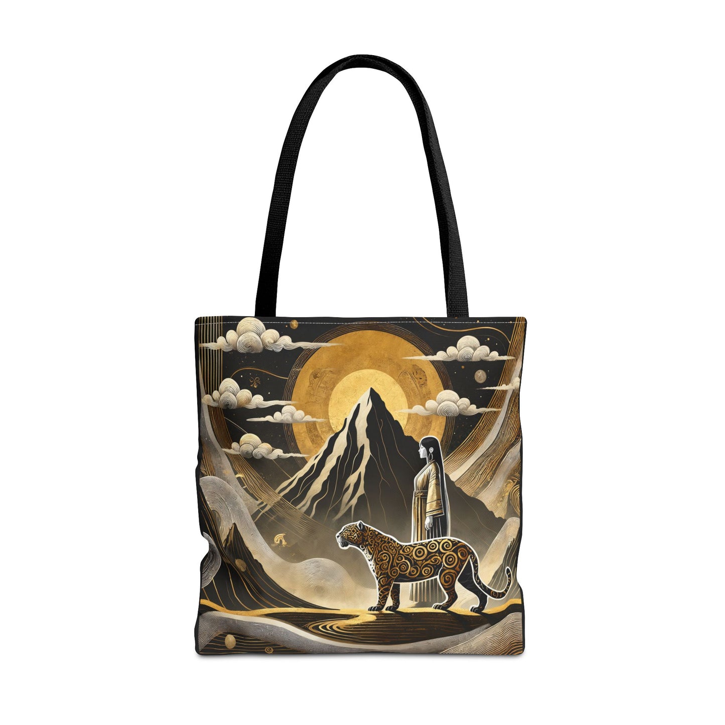 Golden Dream & Jaguar's Path Spirit Tote Bag