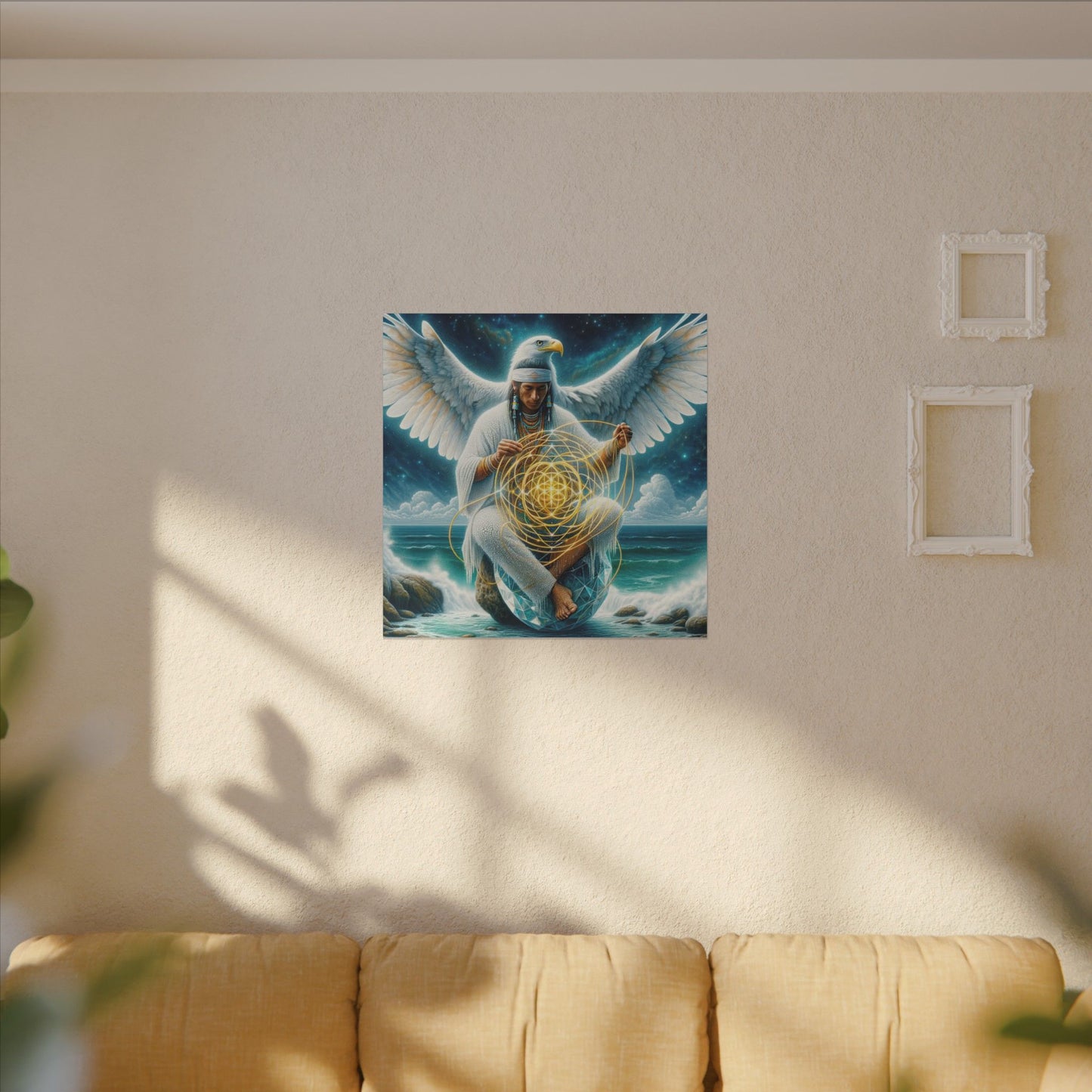 The Weaver of Light-Matte Canvas Art