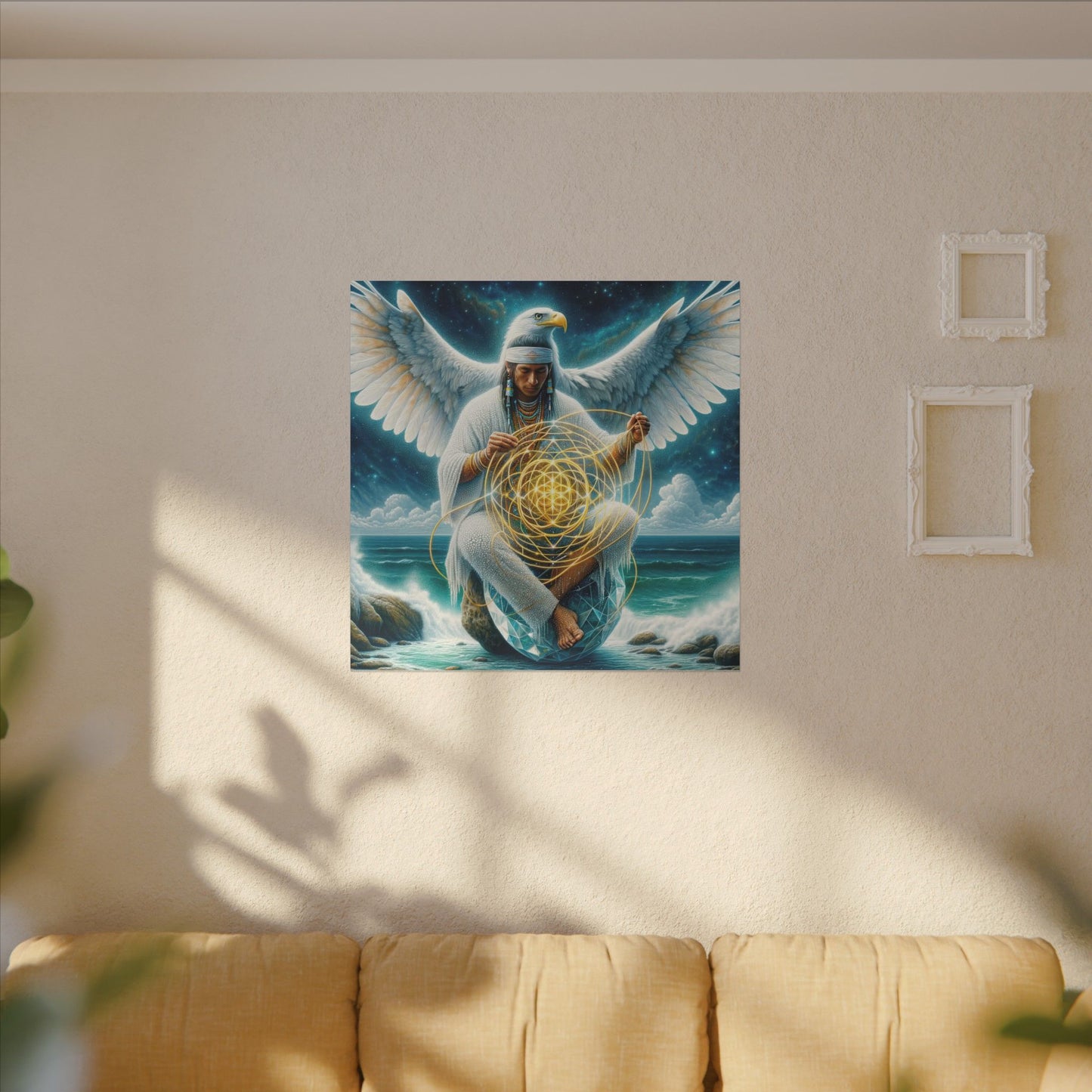 The Weaver of Light-Matte Canvas Art