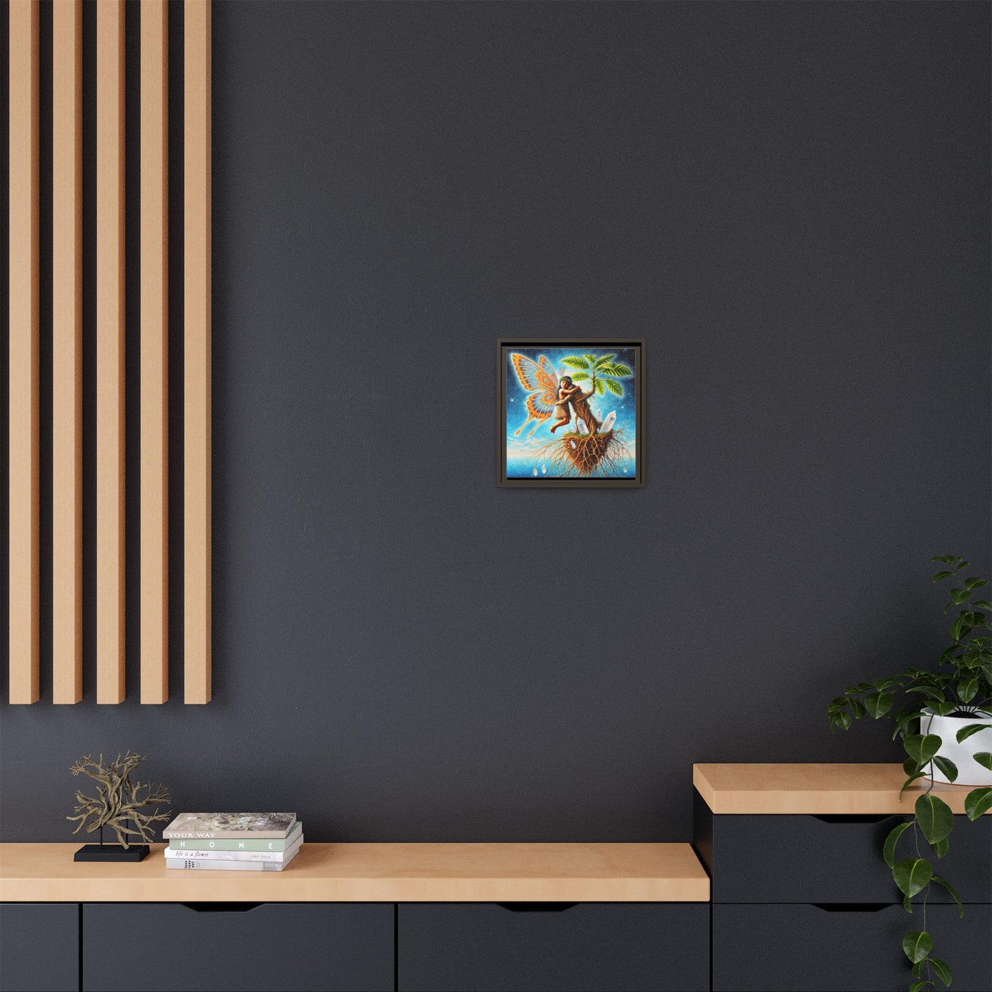 Child of The Earth-Framed Canvas Art