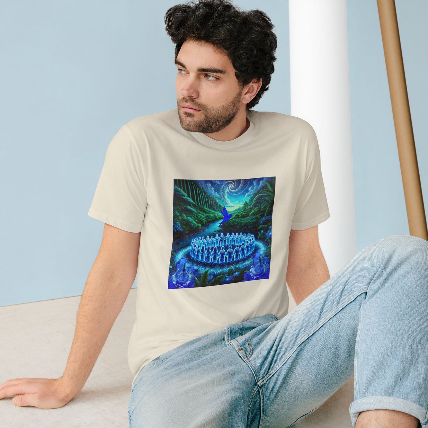 The Song of the Blue Hummingbird -100% Organic Cotton T-shirt