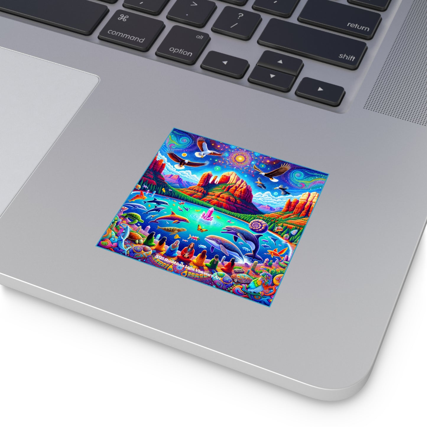 Dream Awake-Square Stickers ( Indoor & Outdoor)
