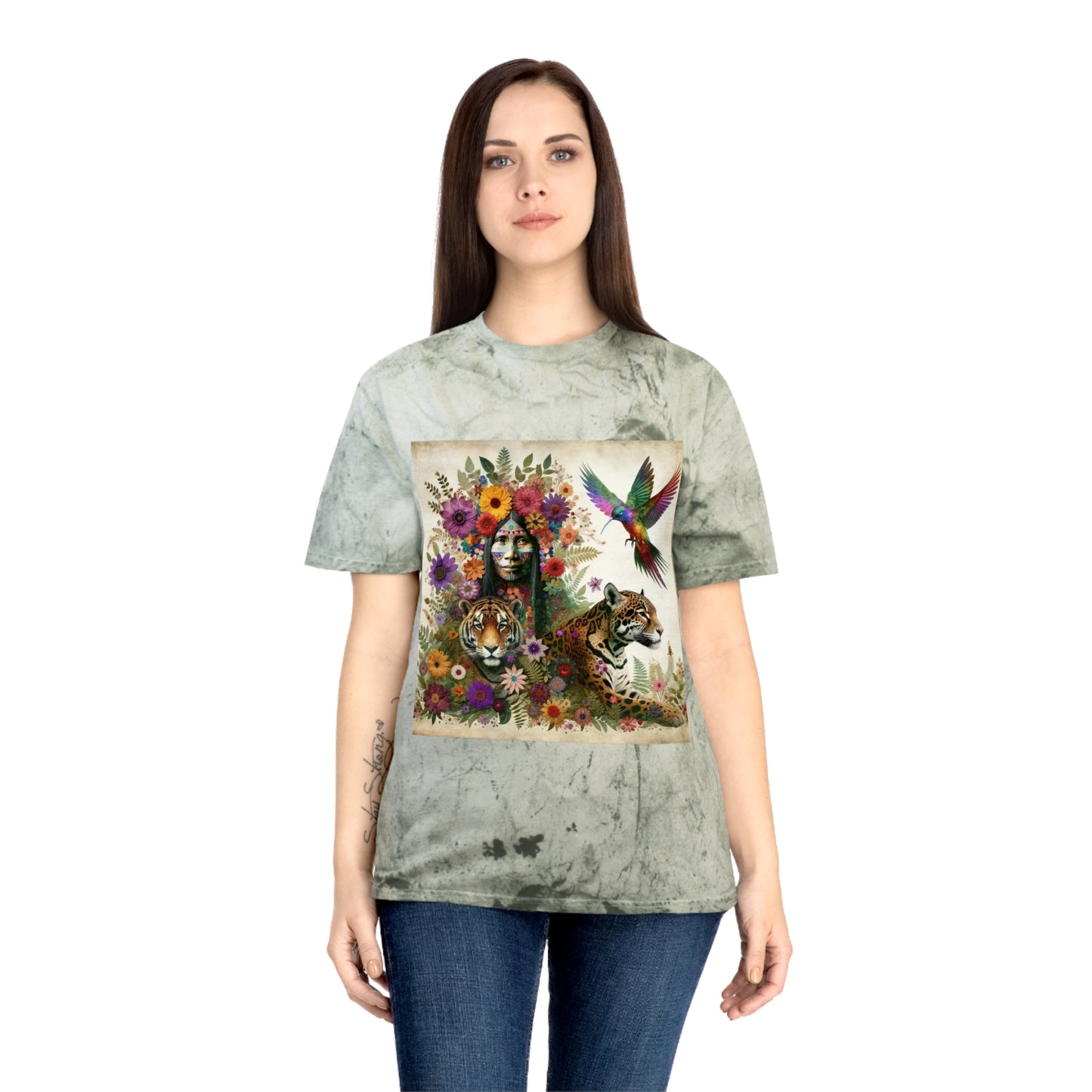Whisper of the Medicine Woman-Unisex Color Blast T-Shirt
