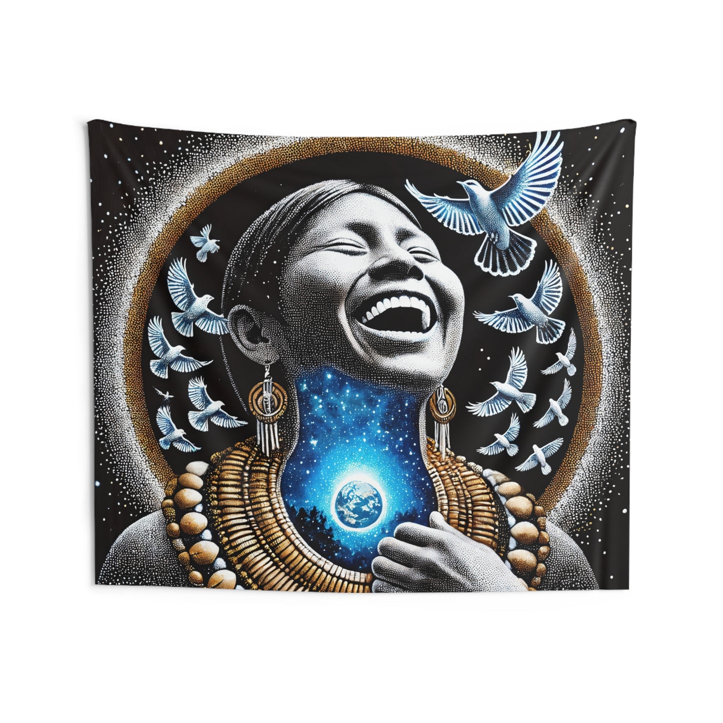Truth of Voice-Indoor Wall Tapestry
