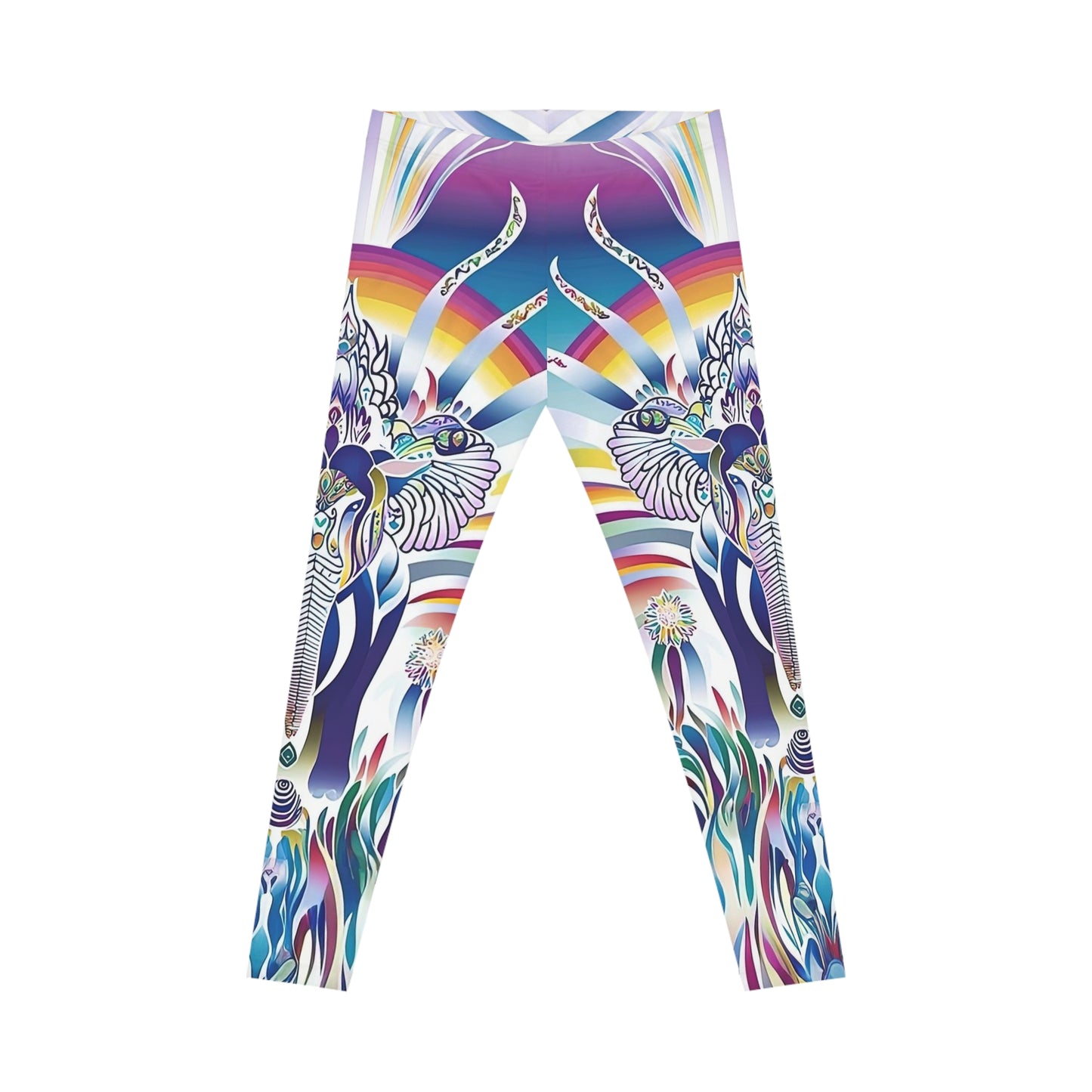 Ganesha Print Women's Leggings for Yoga & Casual Wear