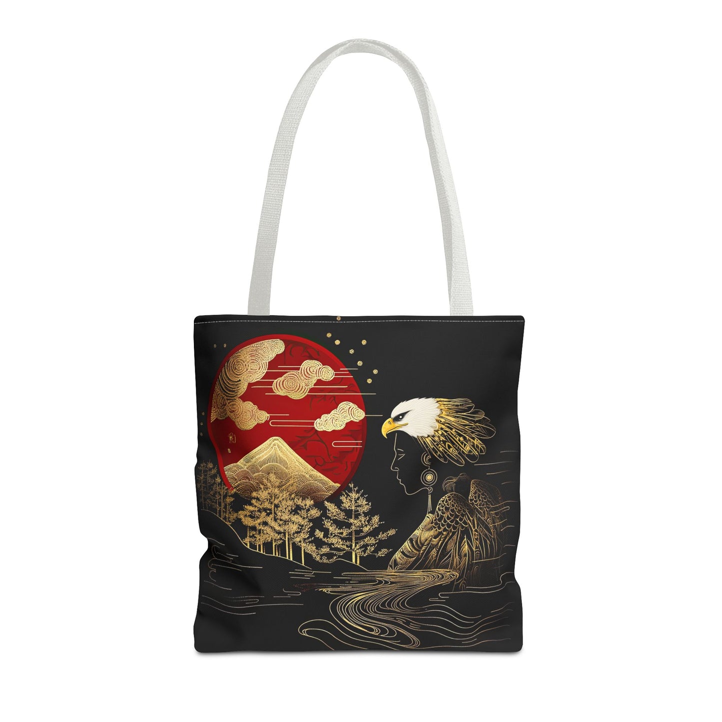 The Golden Eagle&Sun-Spirit Tote Bag