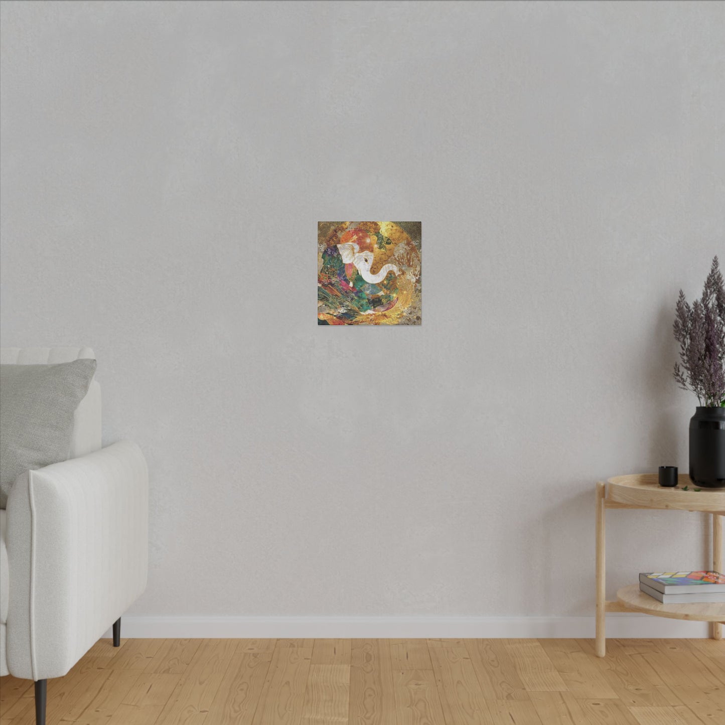Blessing of Ganesha-Matte Premium Canvas Art