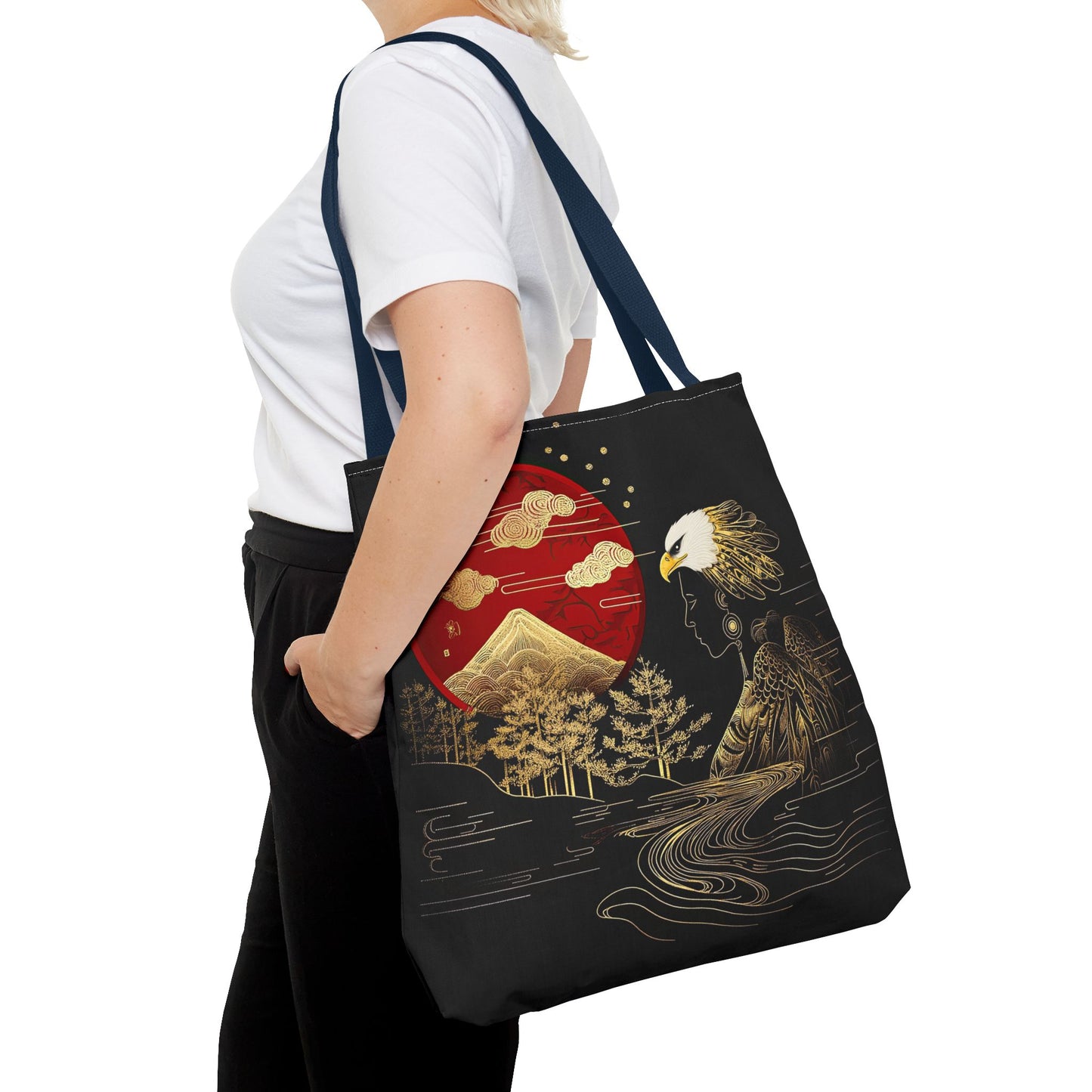 The Golden Eagle&Sun-Spirit Tote Bag