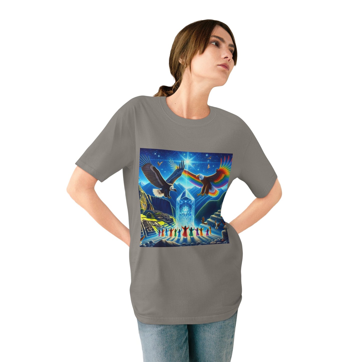 Prophecy of Eagle and Condor-Organic Cotton Unisex T-Shirt