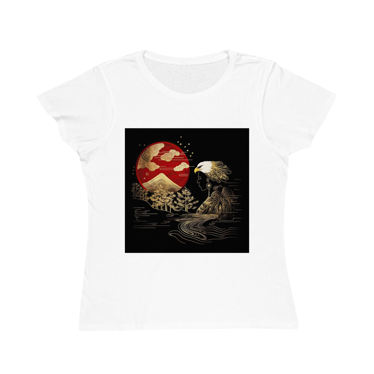 The Golden Eagle&Sun Women's 100% Organic Cotton T-Shirt