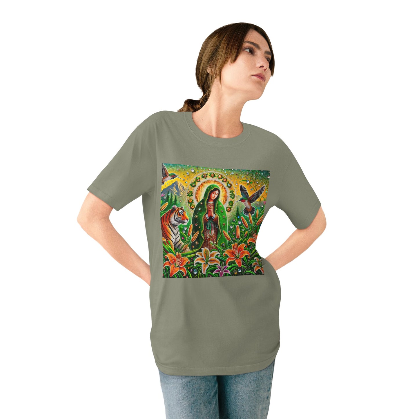 Mother of the Medicine Garden-Unisex 100% Organic Cotton T-Shirt