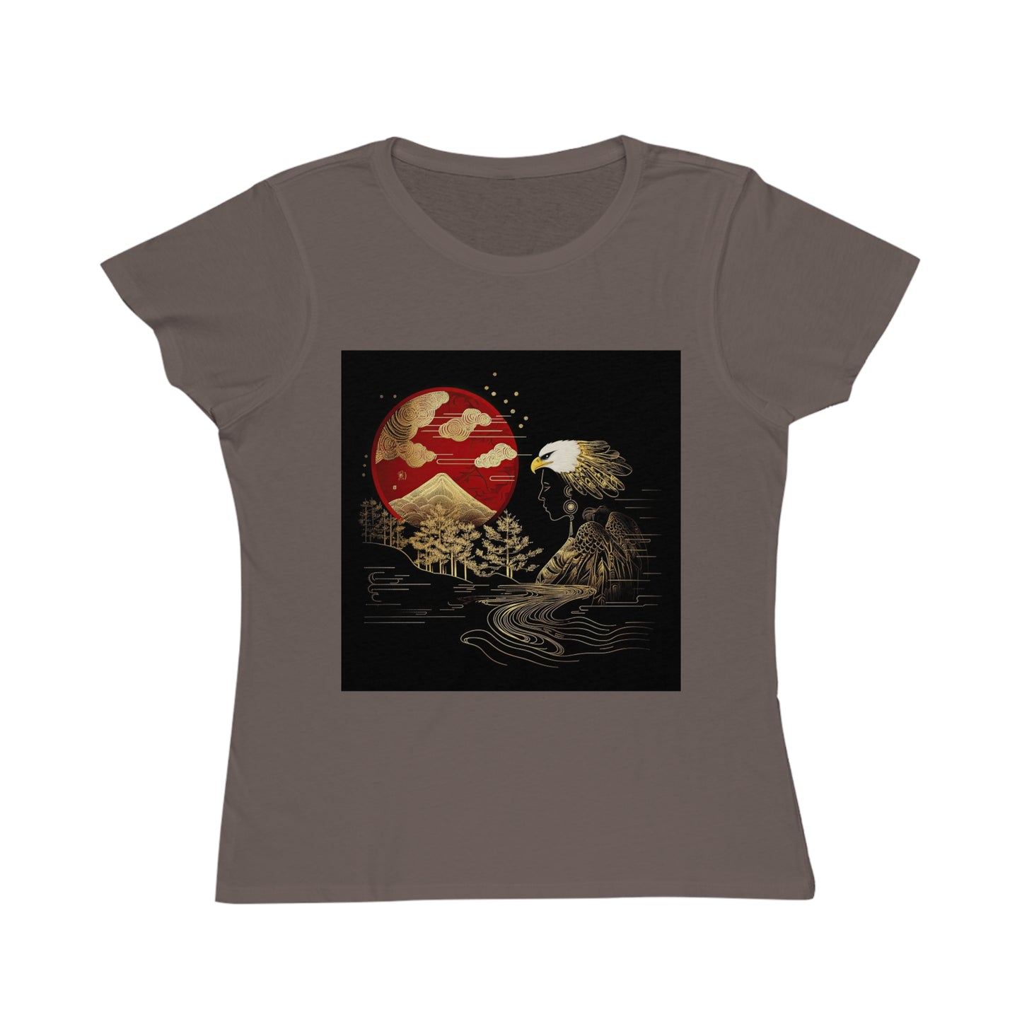 The Golden Eagle&Sun Women's 100% Organic Cotton T-Shirt