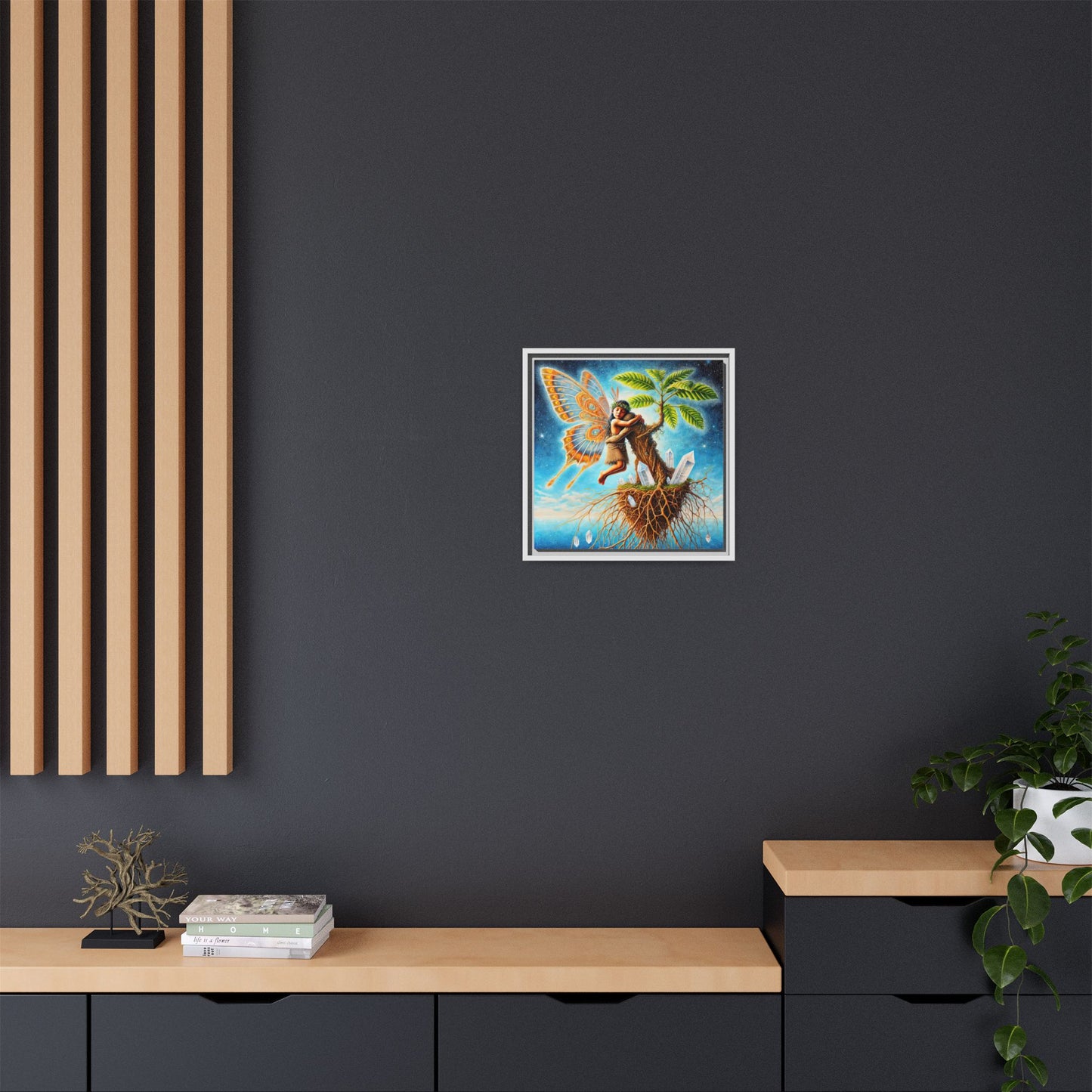 Child of The Earth-Framed Canvas Art
