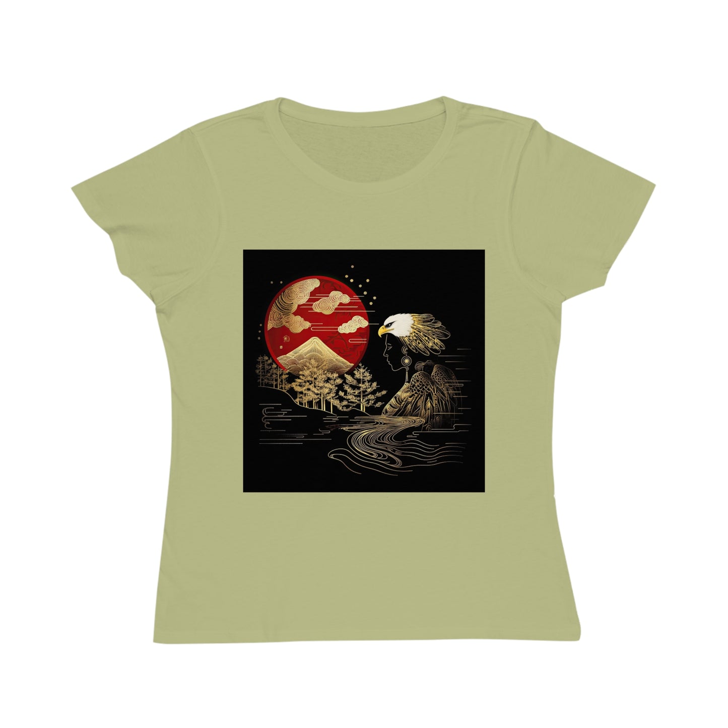 The Golden Eagle&Sun Women's 100% Organic Cotton T-Shirt