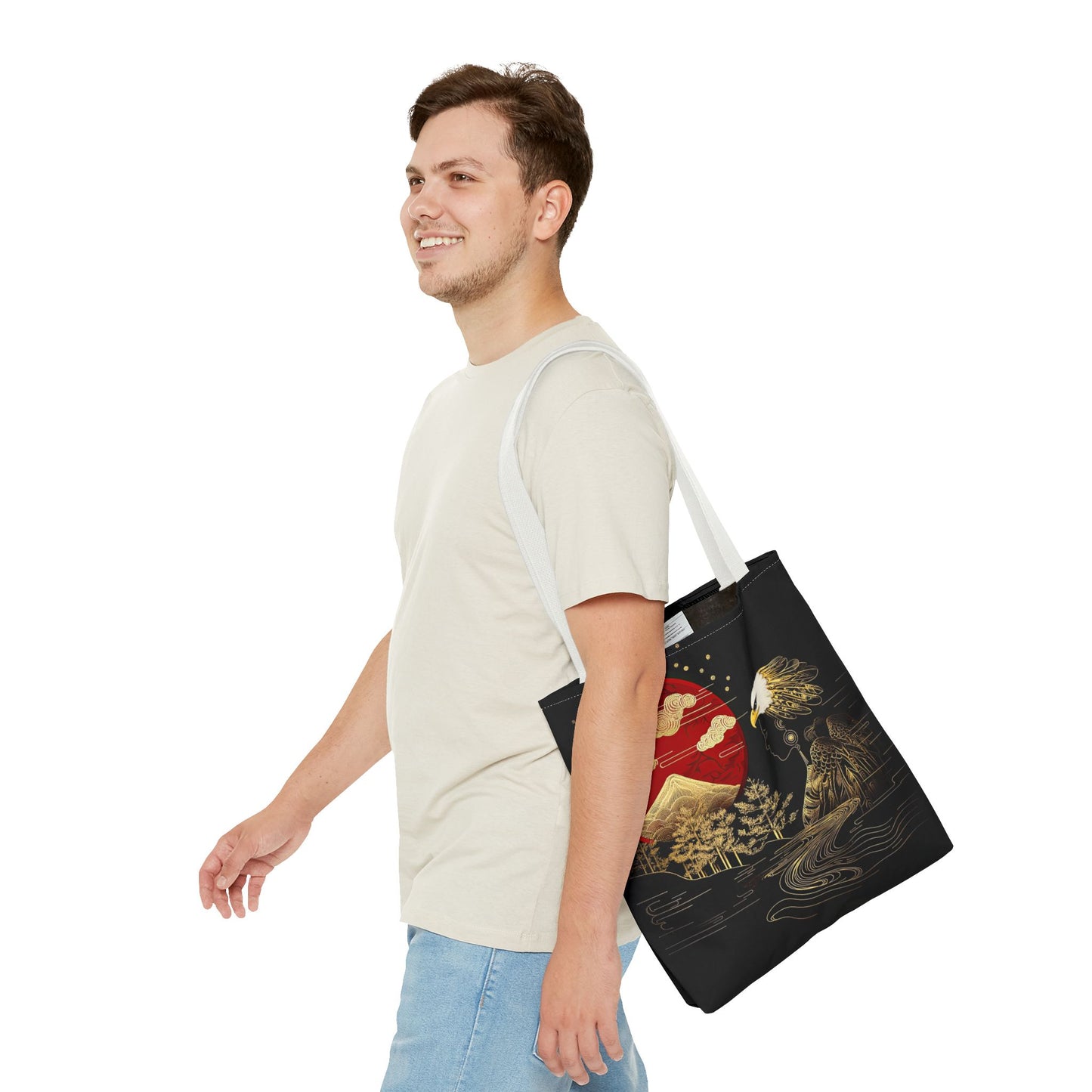 The Golden Eagle&Sun-Spirit Tote Bag