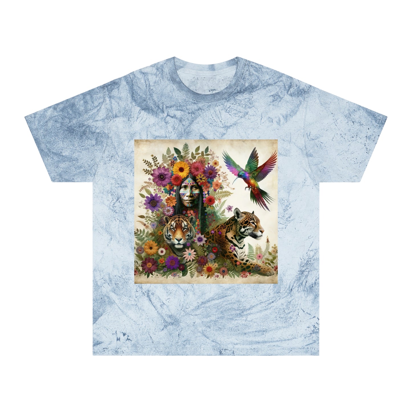 Whisper of the Medicine Woman-Unisex Color Blast T-Shirt