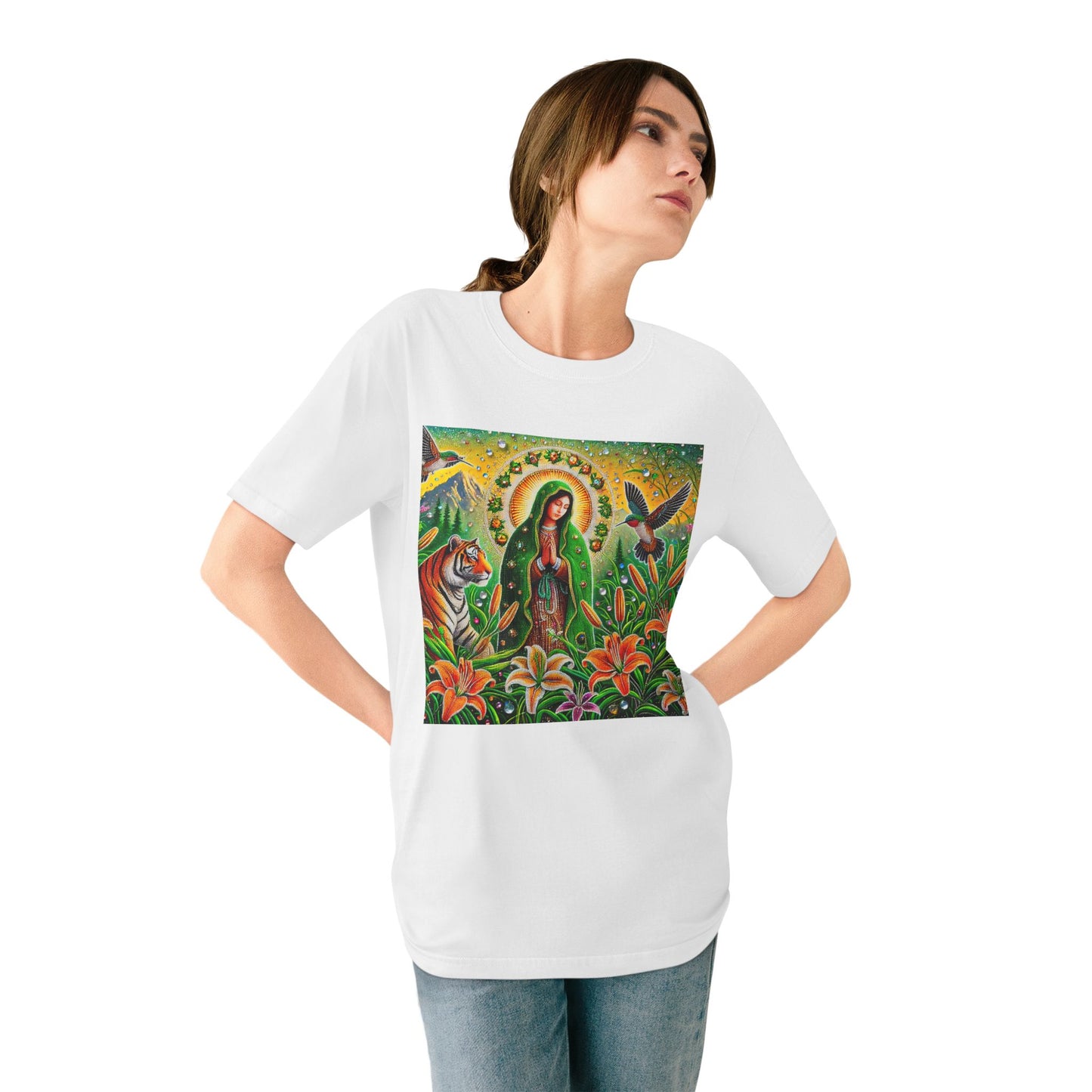 Mother of the Medicine Garden-Unisex 100% Organic Cotton T-Shirt