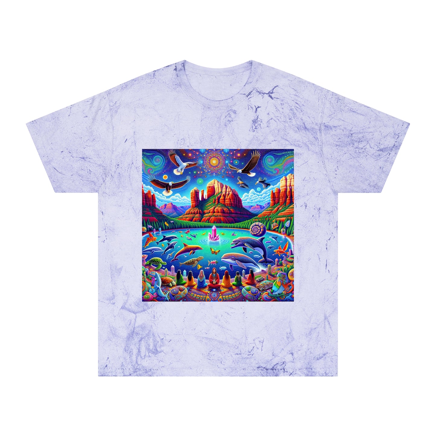 Dream Awake-Vibrant Color Blast Unisex T-Shirt